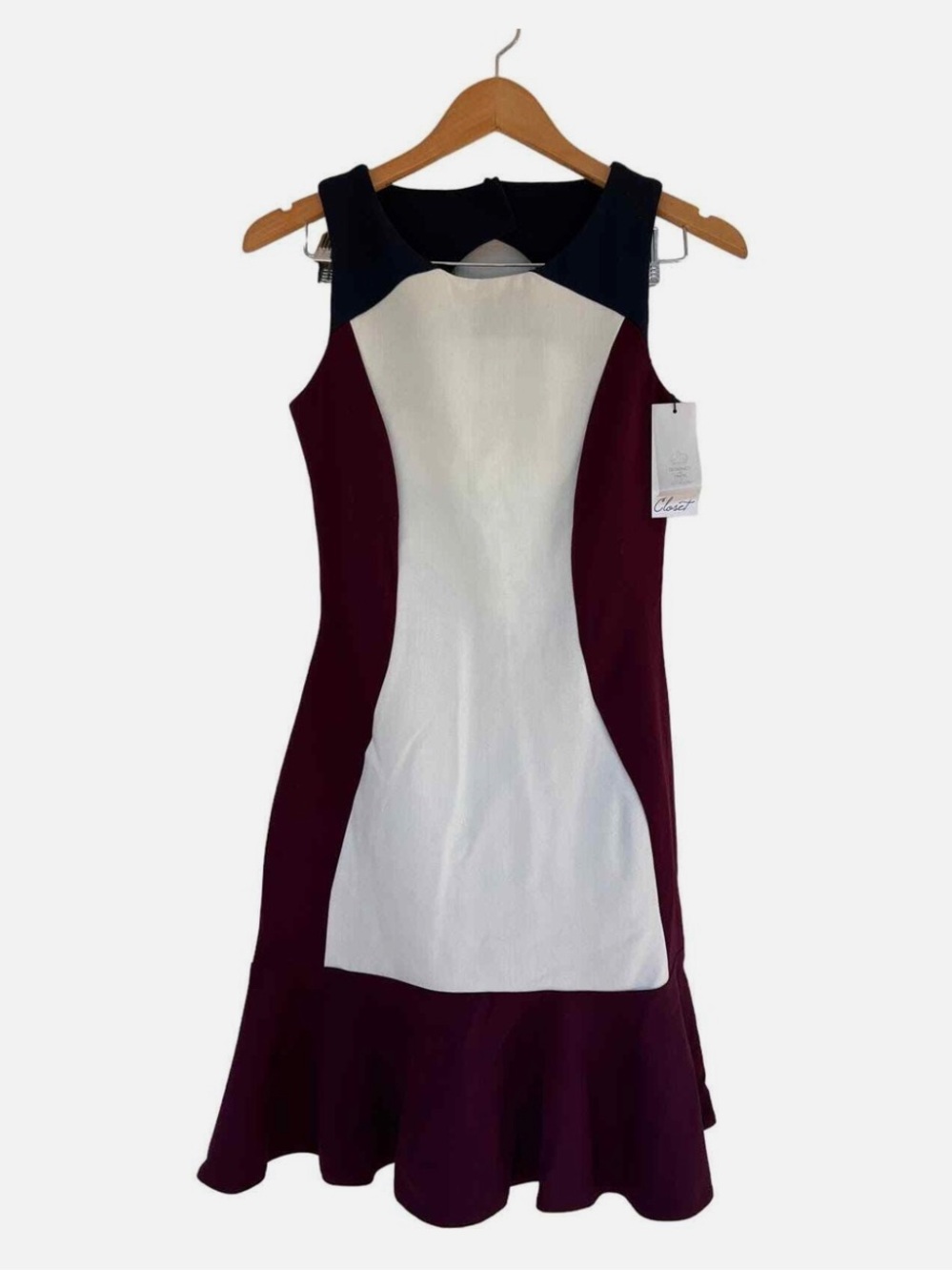 NWT Closet London Fit and Flare Dress - Picture 2 of 3
